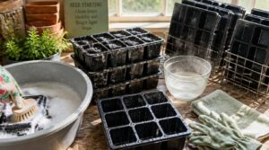 clean trays before seed starting clean trays before seed starting