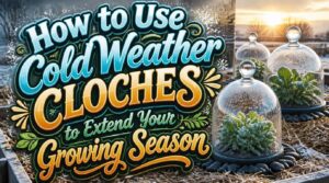 cold weather cloches for extending the growing season