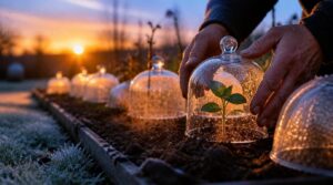 cover seedlings before sunset cover seedlings before sunset