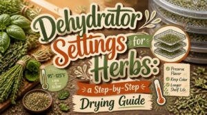 dehydrator settings for herbs dehydrator settings for herbs