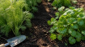 dill and cilantro spacing dill and cilantro spacing