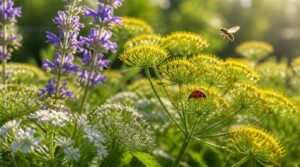 flowering herbs that feed predators flowering herbs that feed predators