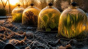 frost-hardy vegetables survive under cloches frost-hardy vegetables survive under cloches