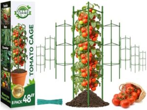 Halatool 8 Pack Tomato Cages B0CR7LP1QH