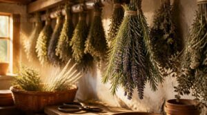 hanging herb bundles hanging herb bundles