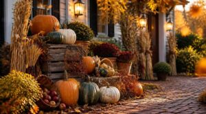 harvest-inspired outdoor displays harvest-inspired outdoor displays