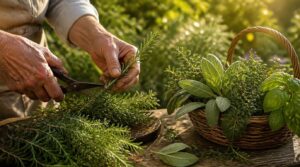 harvesting herbs for drying success harvesting herbs for drying success