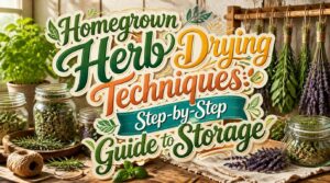 homegrown herb drying techniques homegrown herb drying techniques