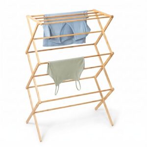 Honey Can Do Collapsible Bamboo Drying Rack B0BVRWJJR2