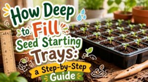 how deep to fill seed starting trays how deep to fill seed starting trays