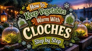 how to keep vegetables warm with cloches