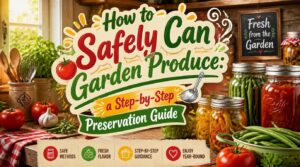 how to safely can garden produce how to safely can garden produce
