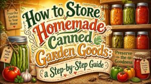 how to store homemade canned garden goods how to store homemade canned garden goods