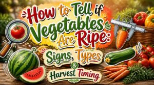 how to tell if vegetables are ripe how to tell if vegetables are ripe