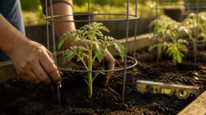 install cages during planting install cages during planting