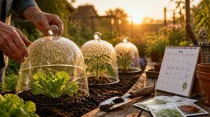 keep cloches on two to six weeks keep cloches on two to six weeks