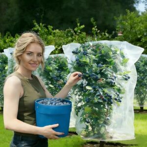 Plant Netting with Drawstring, 4P B0GT3VT8XS