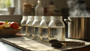 prepare jars and ingredients prepare jars and ingredients