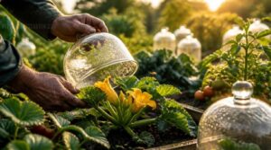 remove cloches before flowering remove cloches before flowering