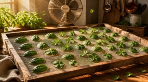 screen drying delicate leaves screen drying delicate leaves