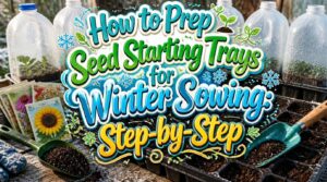 seed starting trays for winter sowing