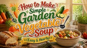 simple garden vegetable soup