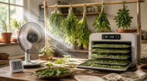 special care for high-moisture herbs special care for high-moisture herbs