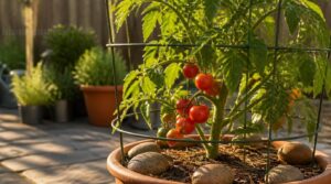 stabilize container-grown tomatoes stabilize container-grown tomatoes