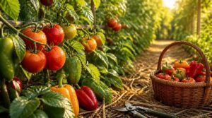 summer tomatoes and peppers summer tomatoes and peppers