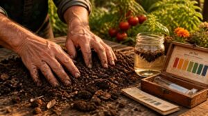 test soil before planting test soil before planting