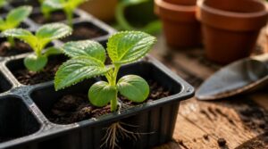 transplant seedlings after true leaves appear transplant seedlings after true leaves appear