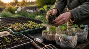 transplant seedlings in spring transplant seedlings in spring
