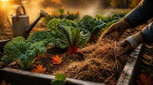 water, mulch, and maintain beds water, mulch, and maintain beds